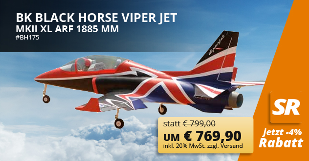 BK Black Horse Viper Jet MKII XL ARF 1885 mm
