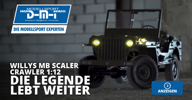AB Rochobby 1941 Willys MB Scaler Crawler 1:12 4WD RTR