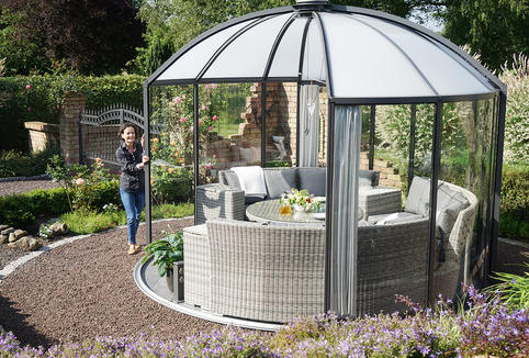 Der Glaspavillon Rondo | Bild: Hoklartherm