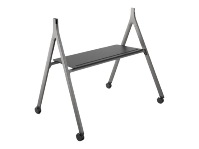 Neat Neat Board Rolling Floor Stand für 65" Displays Silber, Schwarz