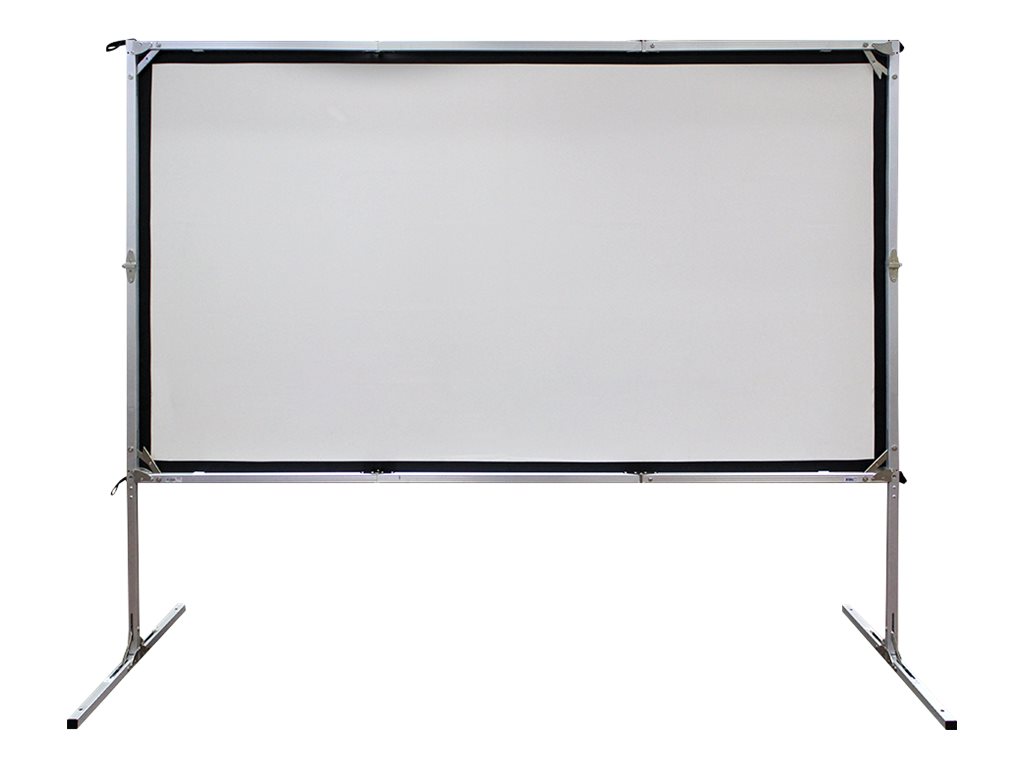 Elite Screens Yard Master 2 OMS180H2-DUAL Projektionsleinwand 180" 16:9 WV-Dual Silber, Weiß