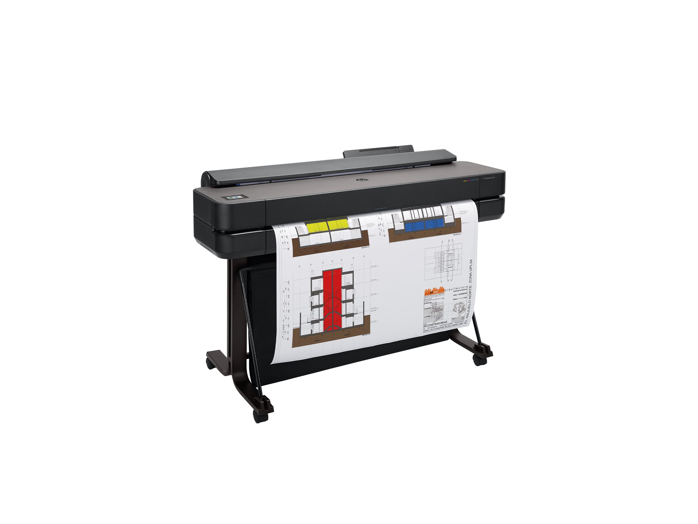 HP DesignJet T650 36" Großformatdrucker Tintenstrahl 2400 x 1200 dpi Schwarz, Grau