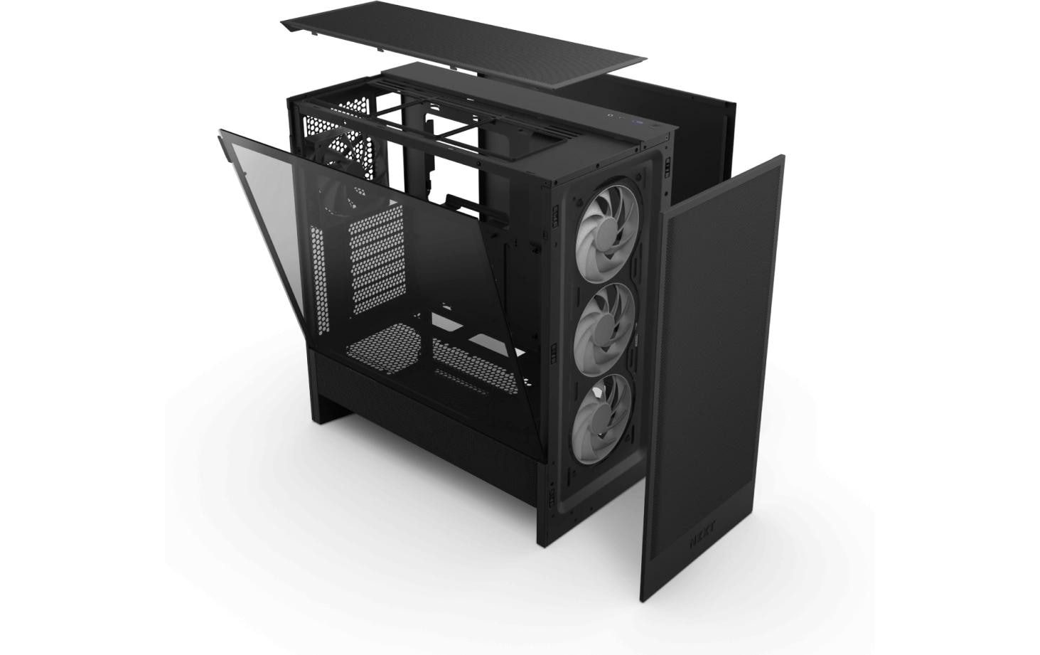 NZXT H5 Flow RGB Midi Tower Schwarz