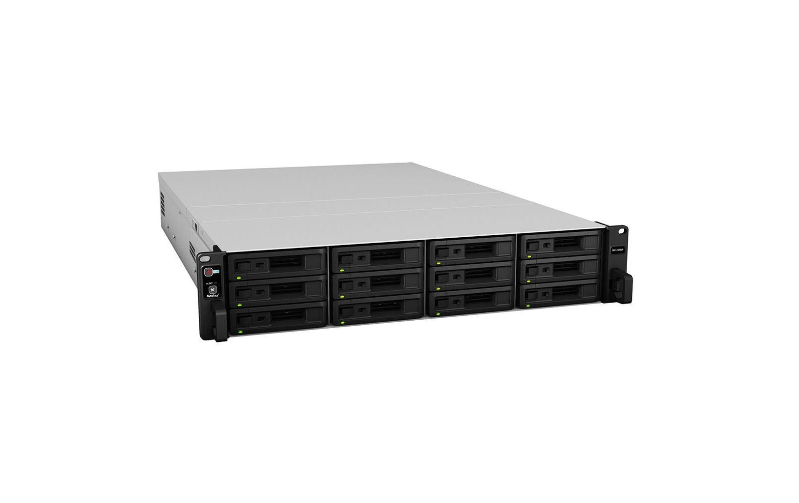 Synology RX1217Rp Speichergehäuse 12 Schächte SATA 6 Gb/s 2U Schwarz