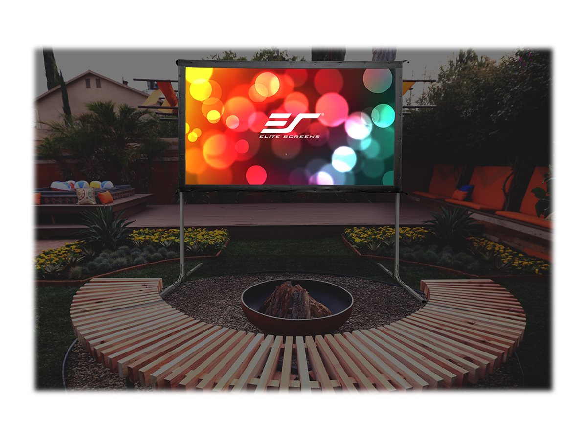 Elite Screens Yard Master 2 Dual 135" Projektionsleinwand 16:9 Dual Vision Schwarz-Weiß