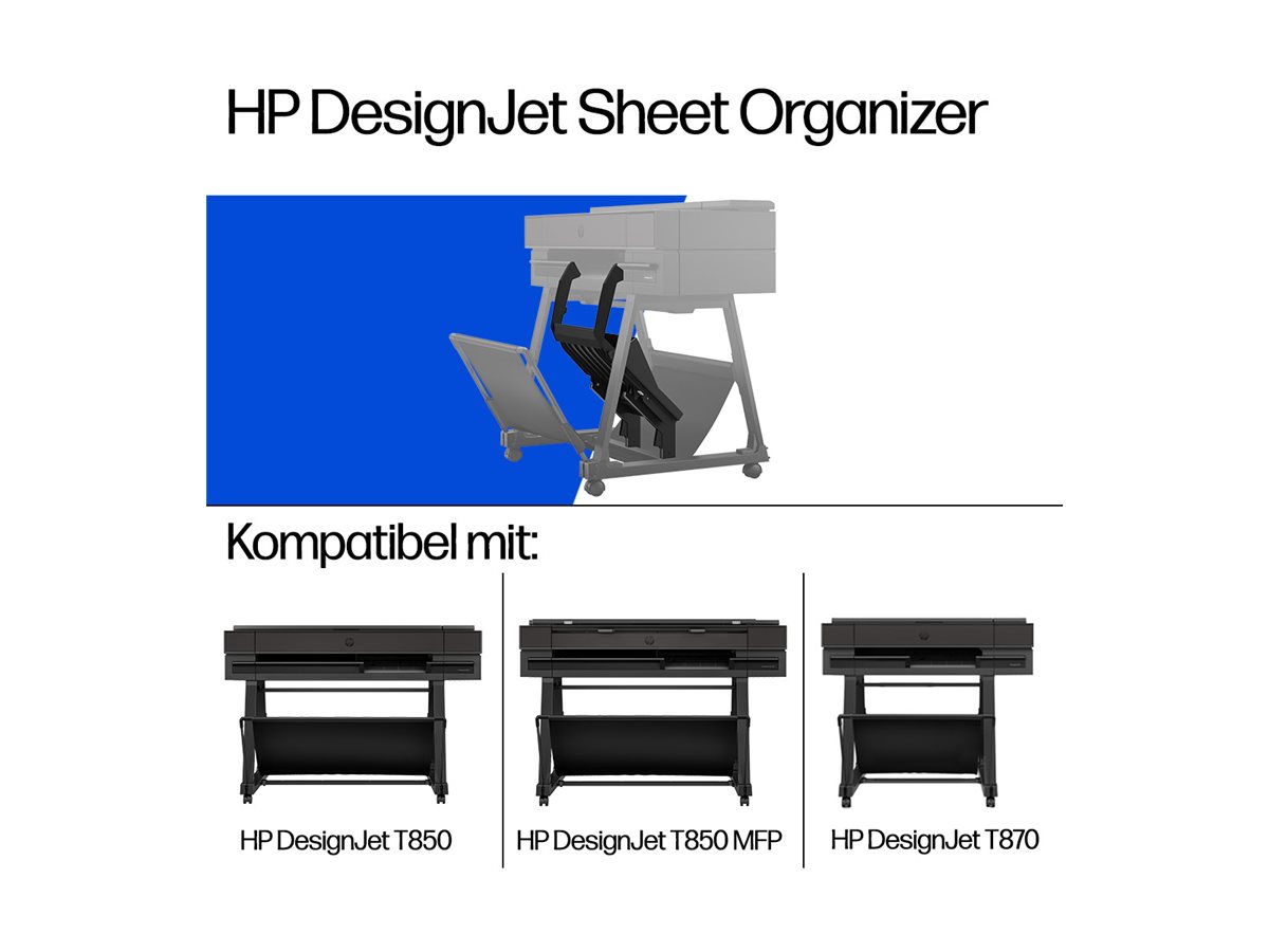 HP DesignJet T870 24" Großformatdrucker Schwarz