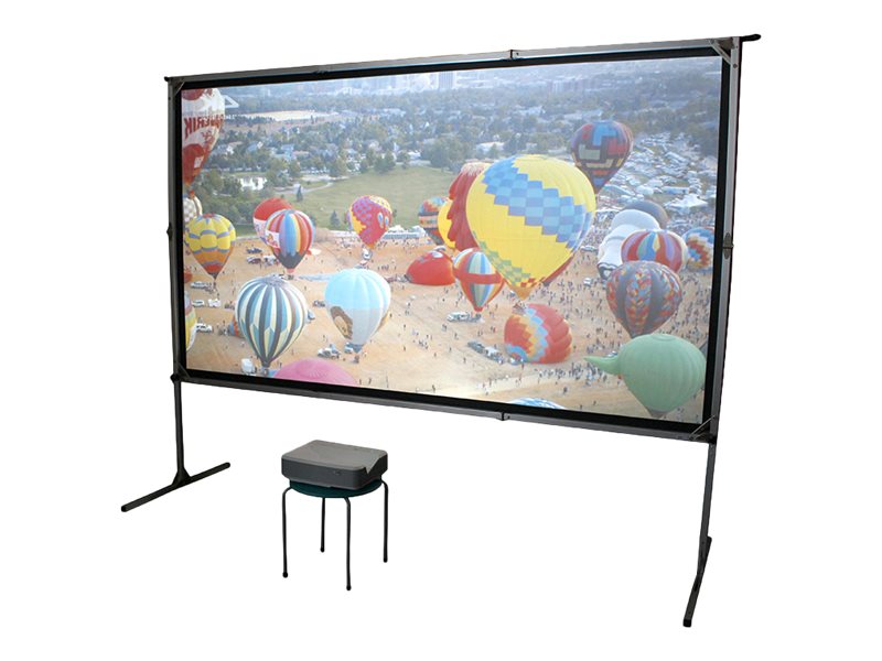 Elite Screens Yard Master 2 OMS180H2-DUAL Projektionsleinwand 180" 16:9 WV-Dual Silber, Weiß