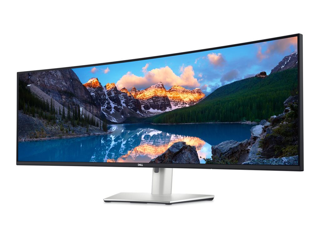 DELL UltraSharp U4924DW Curved Monitor 49" IPS Black 5120 x 1440 2xHDMI DisplayPort USB-C Schwarz/Silber