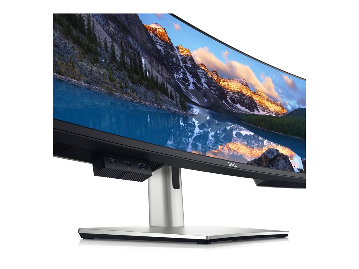 DELL UltraSharp U4924DW Curved Monitor 49" IPS Black 5120 x 1440 2xHDMI DisplayPort USB-C Schwarz/Silber