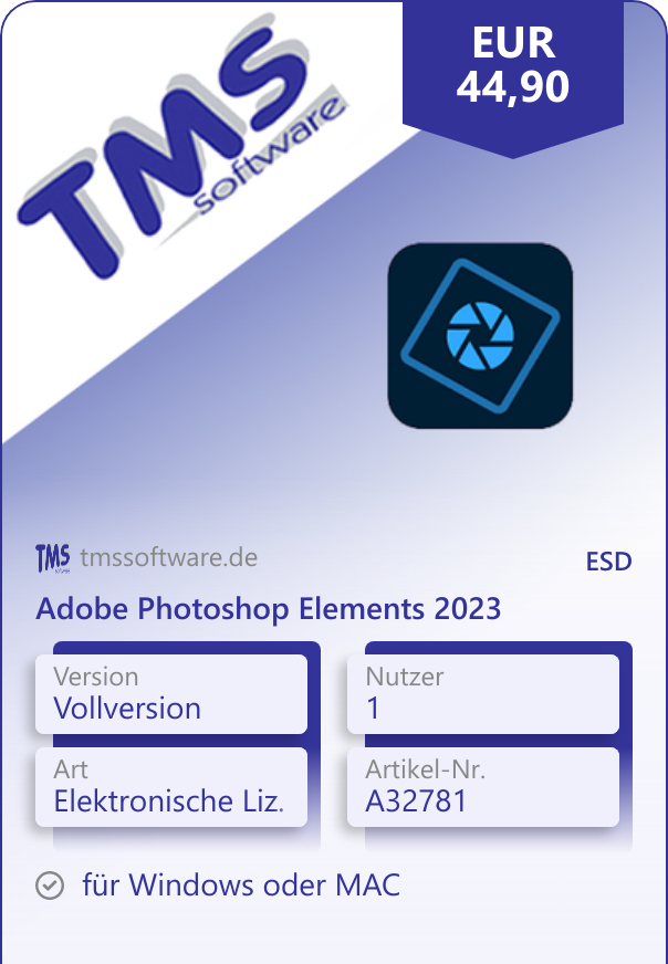 Adobe Photoshop Elements 2023 