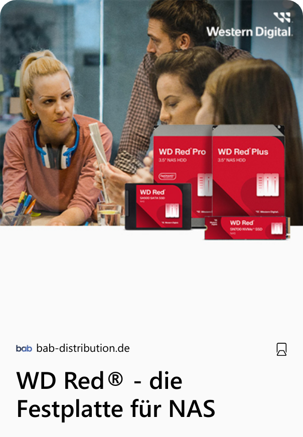 WD Red® - die Festplatte für NAS 