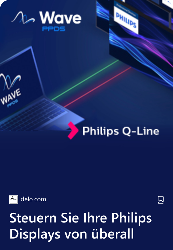 Steuern Sie Ihre Philips Displays von überall 