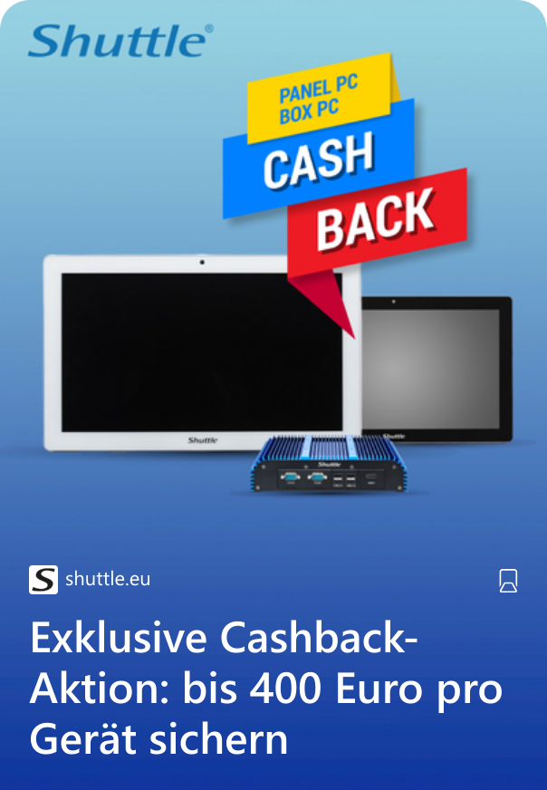 Exklusive Cashback-Aktion: bis 400 Euro pro Gerät sichern 