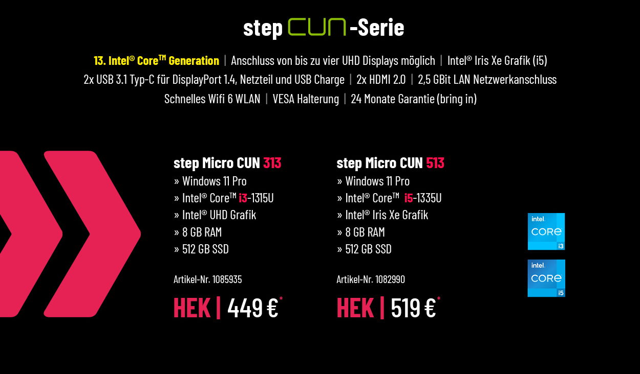 step CUN-Serie 13 Generation