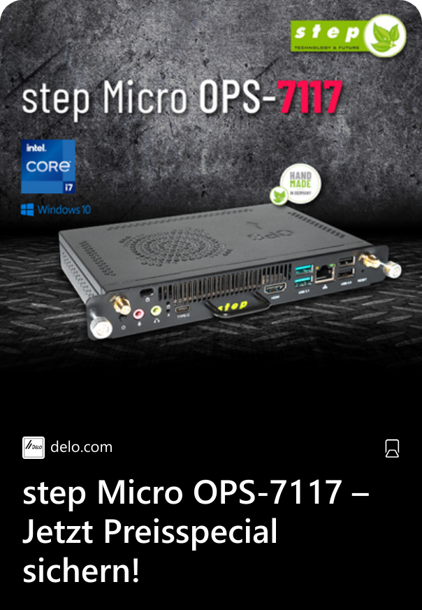 step Micro OPS-7117 – Jetzt Preisspecial sichern! 