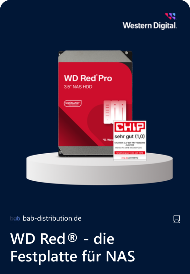 WD Red® - die Festplatte für NAS 