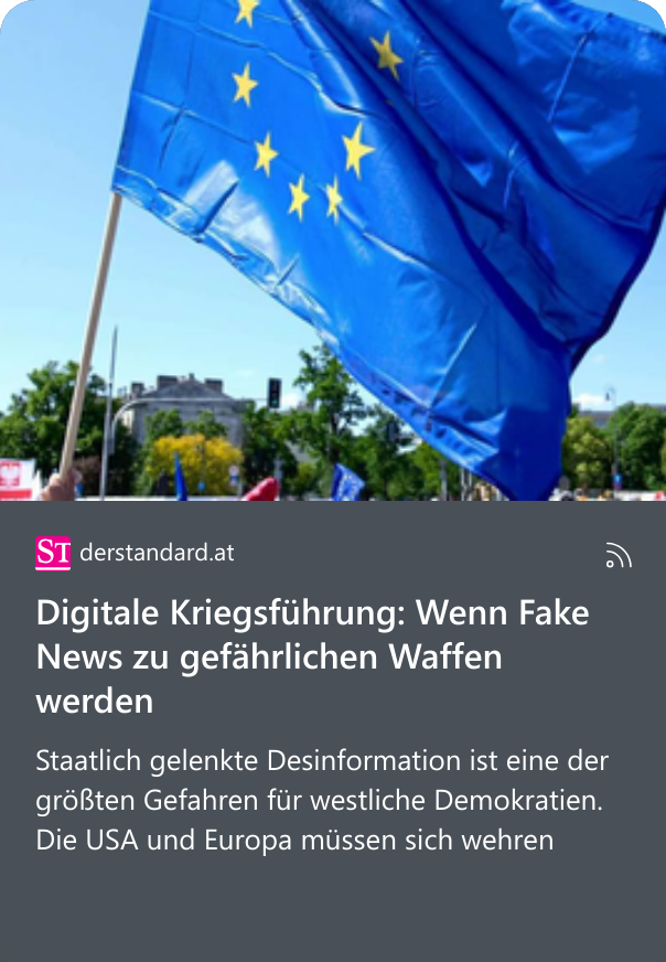 Digitale Kriegsführung: Wenn Fake News zu gefährlichen Waffen werden Staatlich gelenkte Desinformation ist eine der größten Gefahren für westliche Demokratien. Die USA und Europa müssen sich wehren